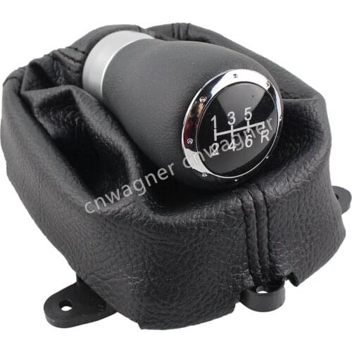 Real Leather Car Gear Shift Lever Knob Gear Stick Head Handball Lever For HONDA ACCORD VIII 8 MK8 (08-14) Parts 6 Speed