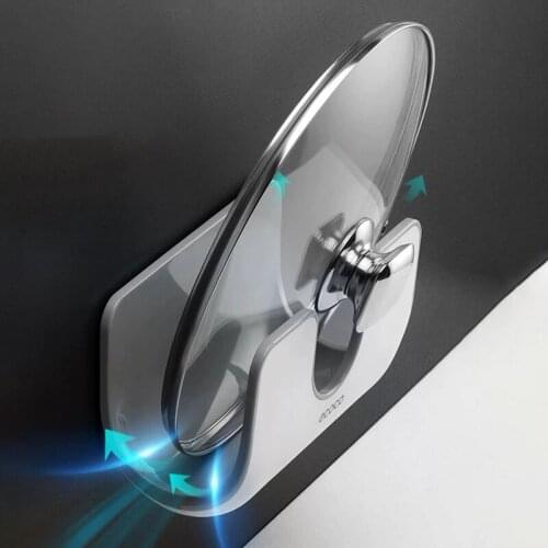 Cover Lid Clips Storage Rack 4 Hooks Kitchen Accessories Drain Rack Home Appliance The Goods For Kitchen Stand Holder