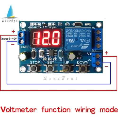 LED Voltage Display Battery Charge/Discharge Module Undervoltage/Overvoltage Protection Timing Charge/Discharge Communication