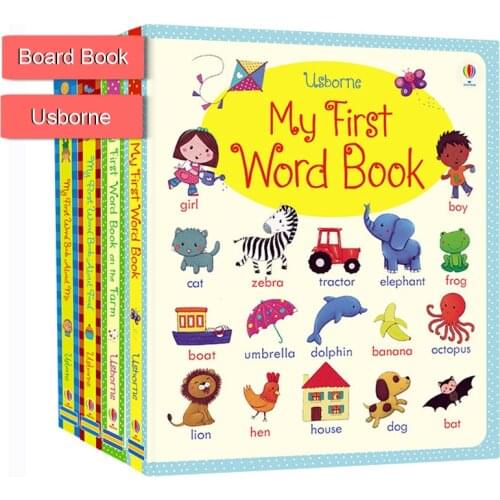 Usborne My First Word Book English Picture BoardBook for Kids Library Early Education baby kids learning english books