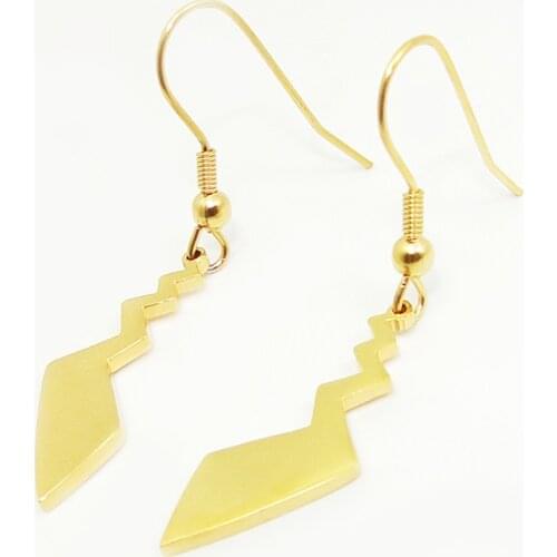 Stainless Steel Lighting Earrings Anime Pokemon Earrings Gold Drop Earring Classic Pocket Monster Cartoon Women Gift