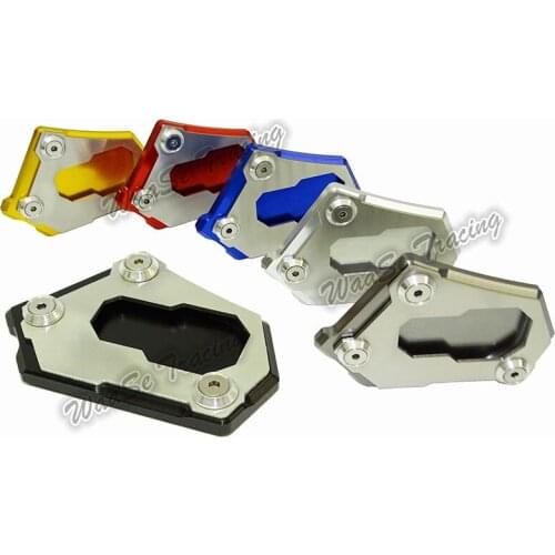 Waase Motorcycle Kickstand Foot Side Stand Extension Pad Support Plate For BMW R1200GS LC K50 2013 2014 2015 2016