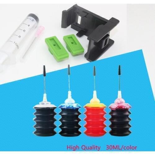 Ink Cartridge Clamp Absorption Clip Pumping Tool for HP803 for hp 1112 2132 1110 2131 2130 2621 2622 2623 with refill ink