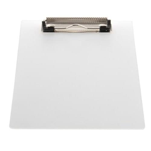 SOSW-Clipboard Plate Door Translucent Block clip for Paper A5 Office