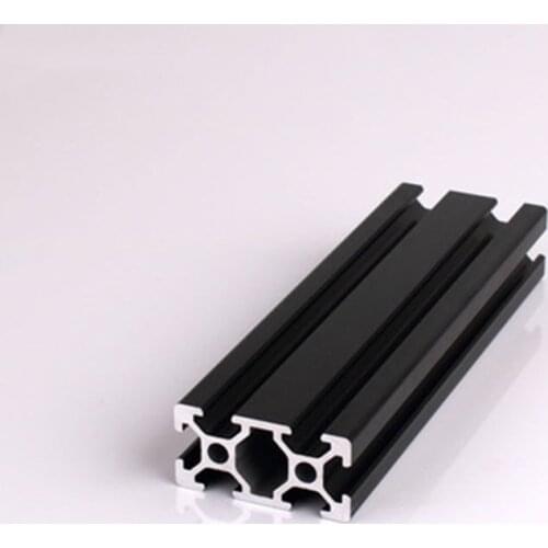 100-600mm Arbitrary cutting 2040 black Aluminum Profile European Linear Rail Aluminum Profile Aluminum Profile Line Aluminum