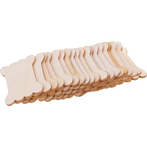 100 Pieces Wood Thread Floss Bobbins Ribbon Twine Reel Organizer