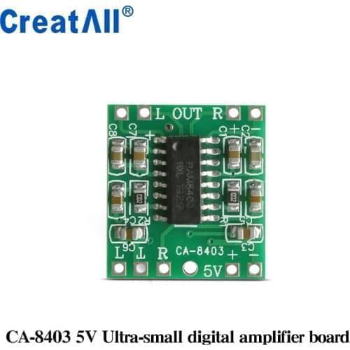 1000PCS PAM8403 5V Audio power amplifier module 2 * 3W D class PAM8403 power high efficiency 2.5 ~ 5V