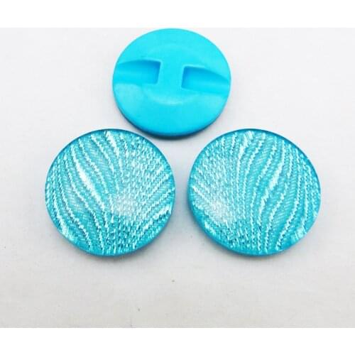 8PCS 25MM Shirt RESIN Coat Button ICE BLUE Decoration Kids Sewing Clothes Accessory Sweater Buttons R-326G