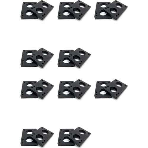 20Pcs Skateboard PU Risers Pads Shock Absorption Skate Boards Truck Pads Standard 76X55mm Height Increase 10mm Pad Parts