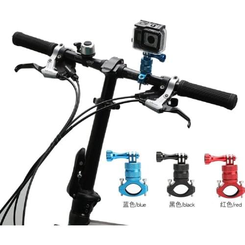 360 Metal Bicycle Mount Rotatable Bike Handlebar Mount Holder Adapter Bracket for Gopro7 Hero 456 SJ8 Xiaomi yi 4K Action Camera