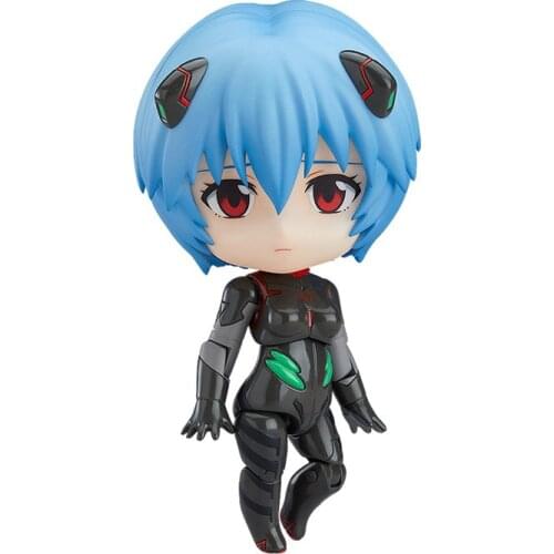 Evangelion Anime Figure Ayanami Rei 10Cm Q Version Japanese Action Figure Peripherals Pvc Model Collection Toys In Stock