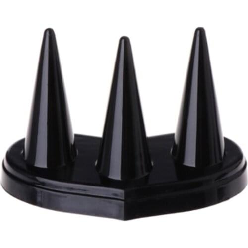 Finger Ring Display Holder 3 Mounts Decor Storage Jewelry Stand Rack Accessories