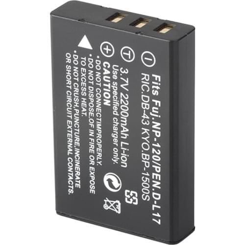 Dinto 2200mAh NP-120 NP 120 NP120 Rechargeable Camera Battery for FUJIFILM Finepix F10 F11 ZOOM for BP-1500S FNP-120 FNP120