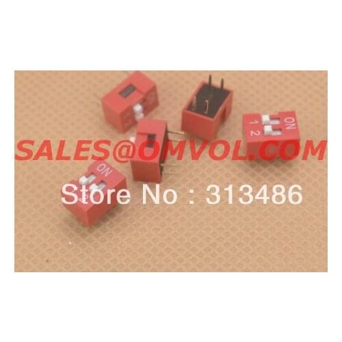 DIP switch 2 way 2.54mm,DIP Switches 2P