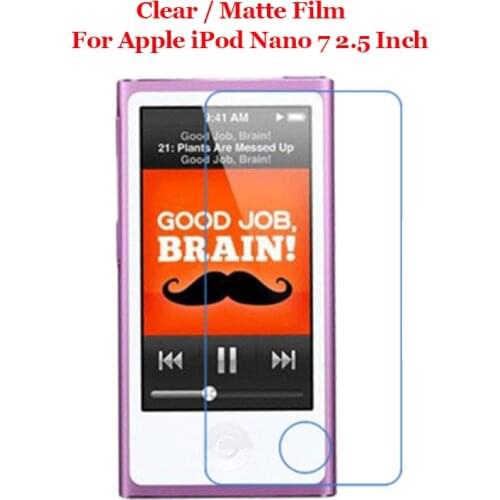 For Apple iPod nano 7 2.5" New Clear Glossy / Anti-Glare Matte Screen Protector Protective Film Guard (Not Tempered Glass)