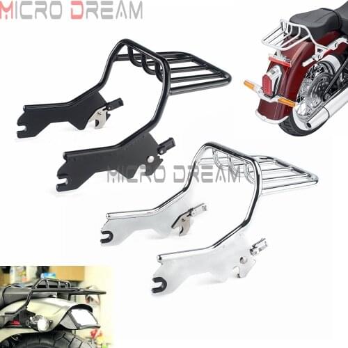 Motorcycle Two Up Luggage Rack For Harley Deluxe FLDE Softail Slim Street Bob Standard Heritage Classic 2018 2019 2020 FXBB FLHC