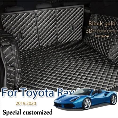 For Toyota Rav4 XA50 50 2019 2020 Car Cargo Rear Boot Liner Trunk Mats Carpets Car Accessories Waterproof Protect Rugs
