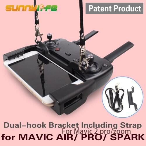 New Arrival Dual-hook Bracket Including Strap for DJI MAVIC AIR/ MAVIC 2 PRO/ SPARK Remote Controller strap Drone Accessories