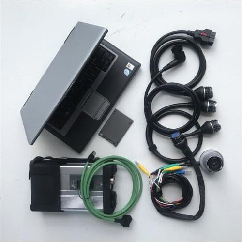 MB Star C5 Sd Connect 5 + Laptop D630 diagnosis PC + SSD Software V2020.12 Best mb star Diagnosis c5 sd connect ready to use