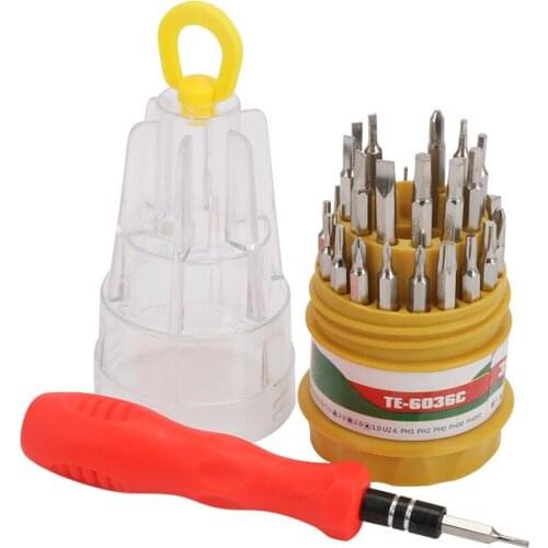Multitool Screwdriver Multi-functional combination Screwdriver 31 in one pagoda type repair tool hardware tool screwdriver set