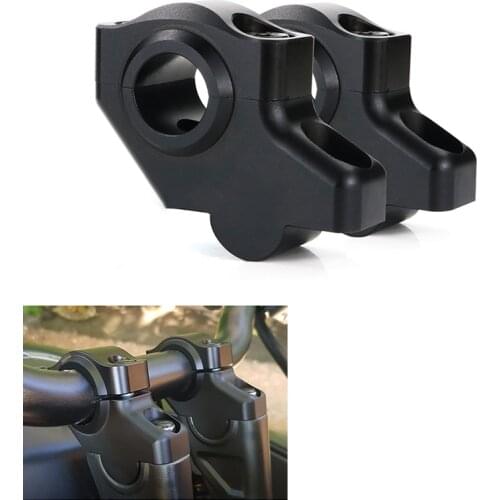 Fit For BMW R1200R F800ST R1150R G310R R1150R 22mm 7/8" Handlebar Risers Mounting Standard Bar Riser Extend Back Moved Offset