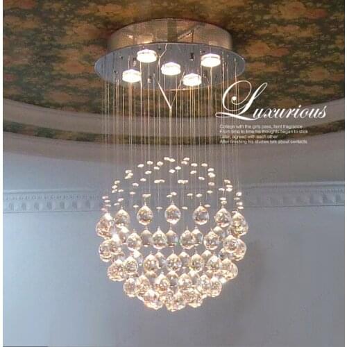 Luxury Modern Crystal Ceilling Light High Quality Lamps For Living Room Hotel Corridor Aisle Hall LED Bulbs included hot sell