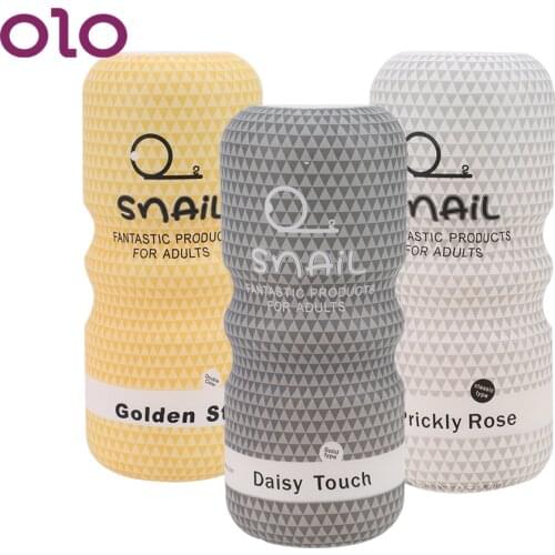 OLO Blowjob Male Masturbator Masturbatings Machine Realistic Vagina Anal Mouth Silicone Soft Tight Pussy Erotic Sex Toys for Men