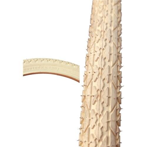 Offwhite Color Tire 26*2.125 Vintage Bike Tire Restoration Beach Cruiser Bike Cream Color Yellow Color Tire With Tube Accessory