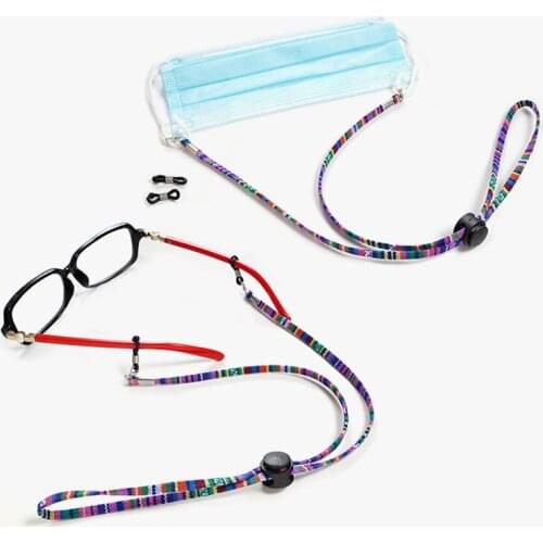 Eyeglass Sunglasses Cotton Neck String Cord Retainer Strap Eyewear Lanyard Holder High-End Ethnic Rope Glasses Chain
