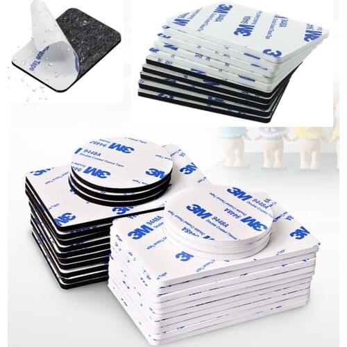 Super Strong 3M Double Sided Adhesive Foam Tape Mounting Fixing Pad Self Adhesive Dots Two Sides Mounting Sticky Tape 10-100pcs