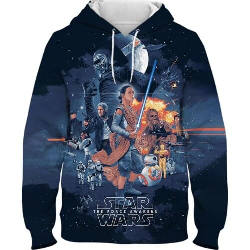 Star Wars Hoodies for man autumn 3D print new fashion children sweatshirt cool boys girls kids hoodei streetwear male clothes