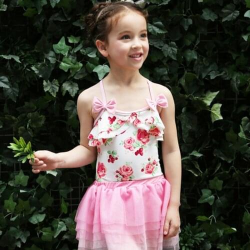 VIVOBINIYA Baby Girl Tutu Skirt Swimsuit Set Kids Bathing 3pic/Set Little Girl Summer Swimsuits Free Shipping