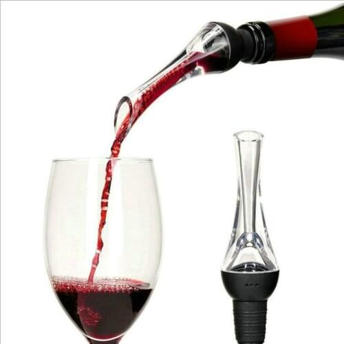 1PC Acrylic Aerating Pourer Decanter Wine Aerator Spout Pourer New Portable Wine Aerator Pourer Wine Accessories