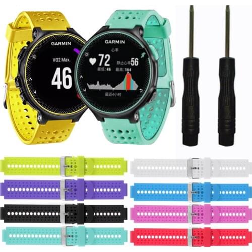 Watch Band Silicone Replacement Watchstrap For Garmin Forerunner 235 220 230 620 630 735 Bracelet Outdoor Sport Wristband