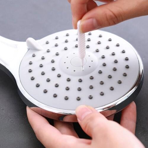 10pcs/set Shower Head Cleaning Brush Washing Anti-clogging Small Brush Pore Gap Cleaning Brush For Kitchen Toilet Phone Hole