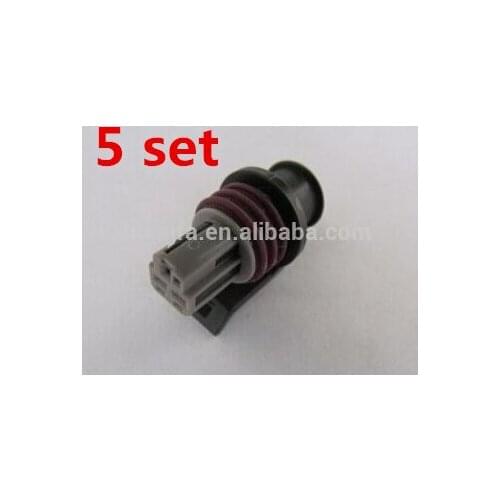 5 Set Delphi 3 Pin Sealed Auto Connector Assy For Engine Oil Temp Gauge 15397257 15397149
