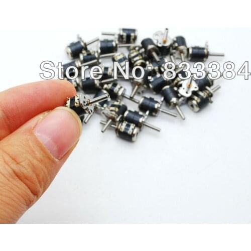 50PCS 2 Phase 4 Wire Mimi stepper motor micro stepper motor D6xH7mm with a small division bar free shipping