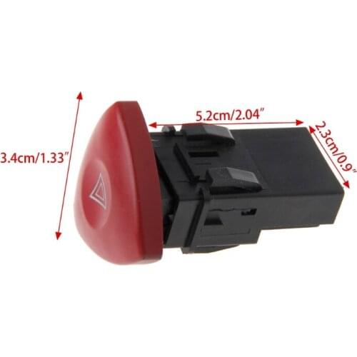Emergency Hazard Flasher Warning Light Switch for renault Laguna Master Trafic II Vauxhall