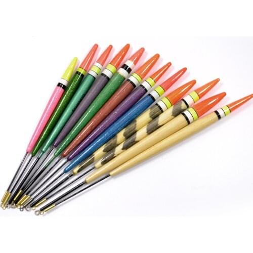 FISH KING Brand 10PCS/Lot 2g 3g 4g 5g Balsa Fishing Float Buoy Pesca Bobber Peche Boyas Pesca Tackle Boia Float For Carp Fishing