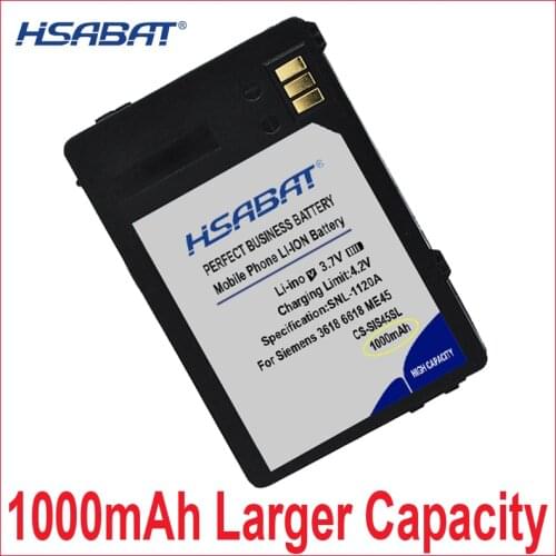 HSABAT 0 Cycle CS-SIS45SL V30145-K1310-X185 V30148-K1310-X183 V30148-K1310-X185-1 Battery for Siemens 3618 6618 ME45 S45 S45i