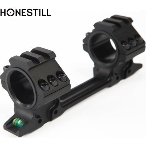 Dual Ring Scope Mount One Piece 11 mm Dovetail Rail 25.4mm/30mm Riflescope Mount With Bubble Level Hunting accessories