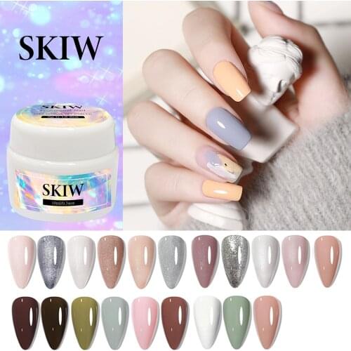 SKIW Nail Polish Gel Uv Art Design Set Sculpting Solid Glue Gel Nails Art Painting Semi Permanent Paint Enamel Water Color