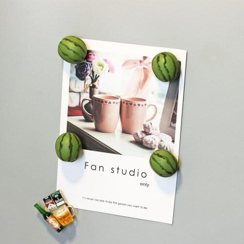 Magnets For Refrigerator Mini Creative Cute Fruit Fridge Magnet Whiteboard Decoration Sticker Kitchen House Office Accessories