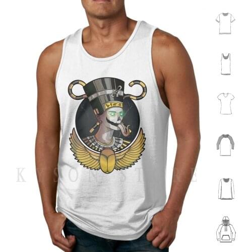 Nefertiti Tank Tops Vest Sleeveless Nefertiti Egypt Egyptian Culturesnakes Merchandising Merchan Japan Artist Samuray Anime