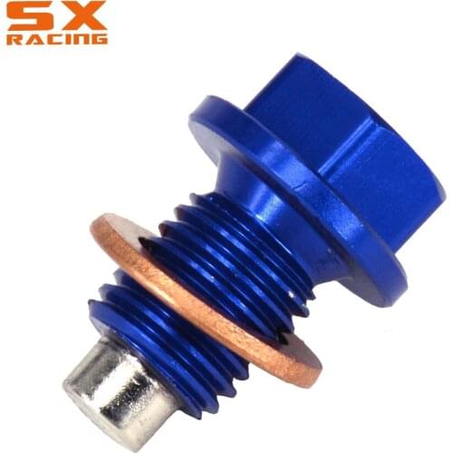 Motorcycle CNC M10*1.25 Billet Magnetic Frame Oil Drain Plug Bolt For YAMAHA YZ125 YZ250F YZ450F YZ250FX WR250F WR450F