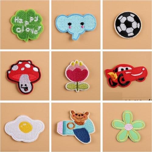 Cartoon small animal fashion embroidery patch lucky cat personality car for children clothes to repair holes in DIY accessories