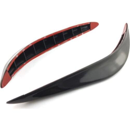 Car Front or Back Bumper Cover Stickers Protector Guard 3D Black Streamline For BMW bumper strip bumper protector