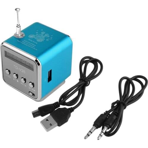 Portable Mini USB Speaker Support SD TF Card Micro USB Stereo Super Bass Speaker MP3/4 Music Player FM Radio IB