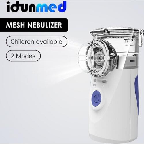 Portable Mini Ultrasound Asthma Inhaler Nebulizer Machine Medical Handheld Automizer Steaming Device Mask For Family Adult Child
