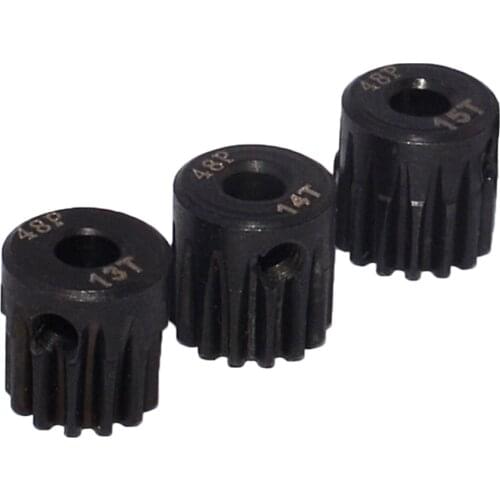 3pcs 48DP Gear 3.175mm Spare Parts For RC Quadcopter 13T 14T 15T